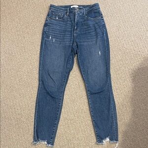 LOFT Dark Blue Skinny Jeans